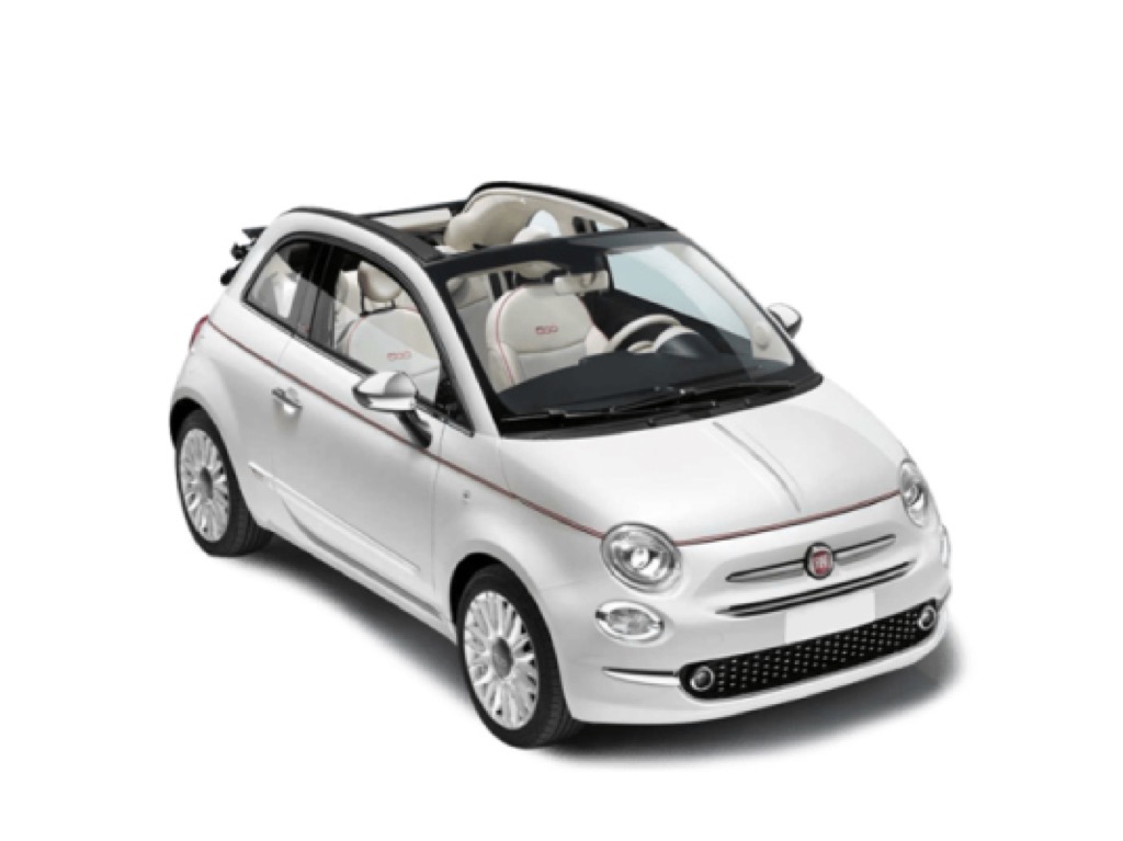 Fiat 500 Cabriolet - Ενοικίαση αυτοκινήτου στην Κρήτη