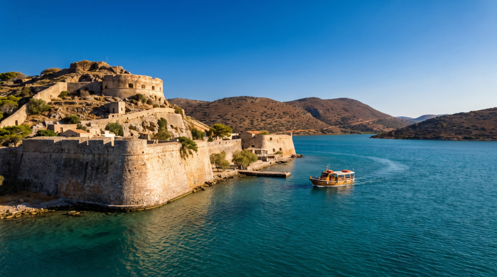 Το νησί-φρούριο Σπιναλόγκα στην Κρήτη, JK Tours